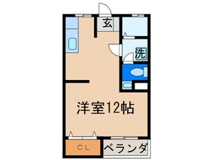 正建ハイツ岸ノ浦の物件間取画像